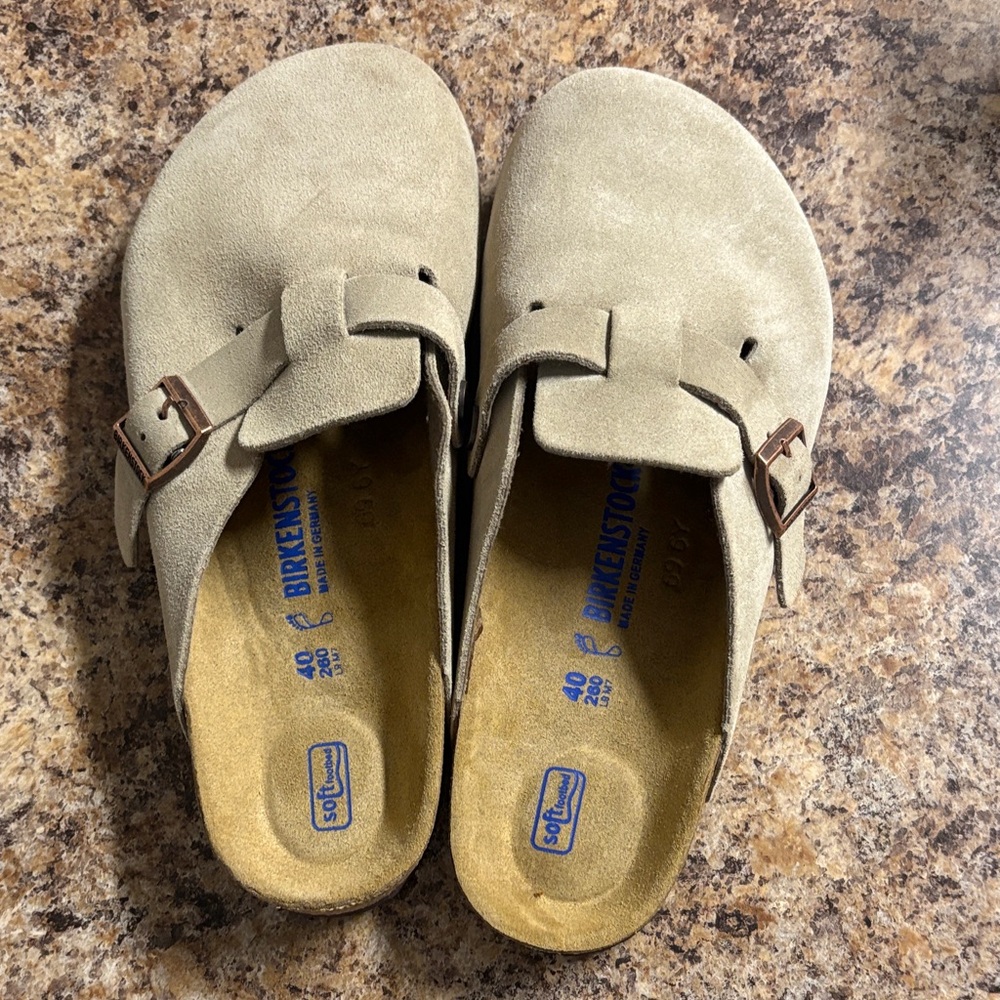 Birkenstock slip on clogs